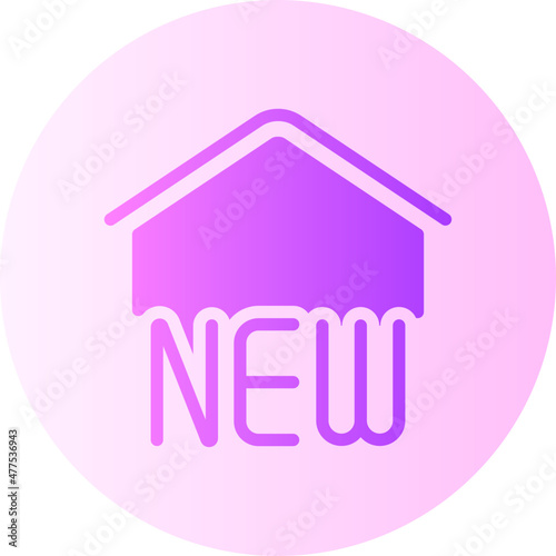 new home gradient icon