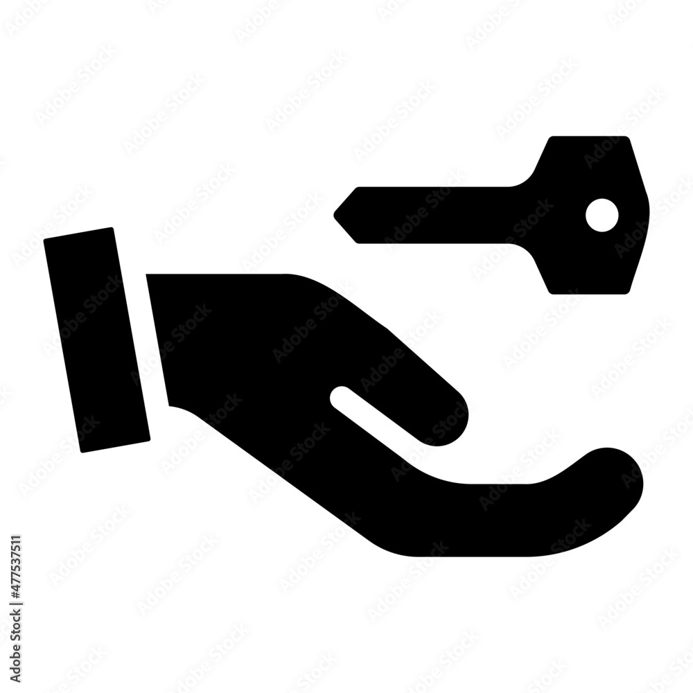 safe key glyph icon safe key glyph icon