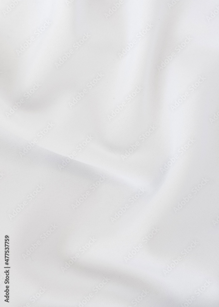 Fototapeta premium Close up of white satin fabric texture