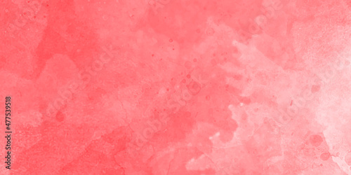 abstract art painting in living coral tone color for texture background. Soft pink watercolor background for your banner, poster, invitation, business card concept vector..