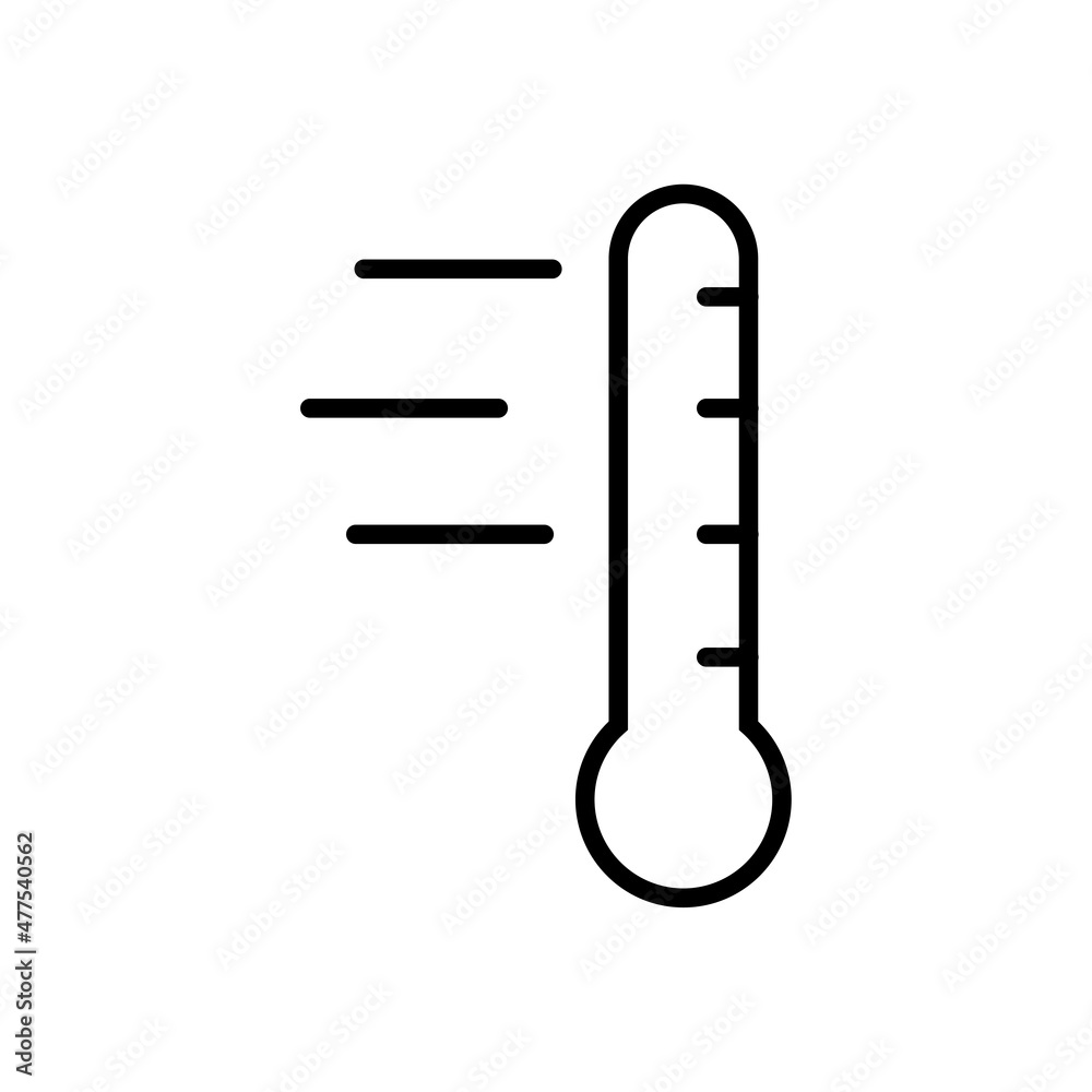 Street thermometer icon. Outline symbol. Silhouette shape. Flat sign. Simple design. Vector illustration. Stock image. Street thermometer icon. Outline symbol. Silhouette shape. Flat sign. Simple design. Vector illustration. Stock image.