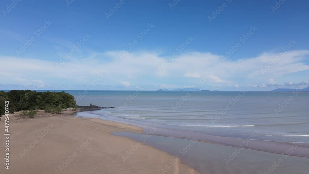 The Pugu, Gondol, Siar and Pandan Beaches of Lundu area at the most southern part of Sarawak and Borneo Island