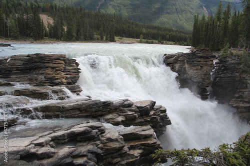 Summer On The Falls, Jasper National Park, Alberta