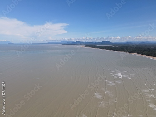 The Pugu, Gondol, Siar and Pandan Beaches of Lundu area at the most southern part of Sarawak and Borneo Island photo