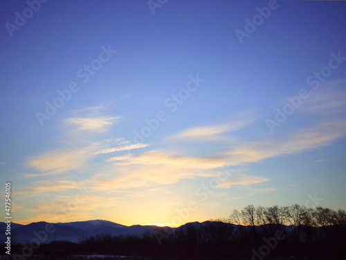 冬の朝焼け © K.Imai