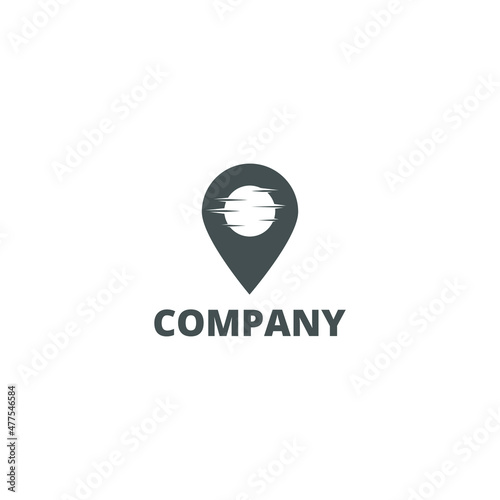 Free Download The marker pin logo design template combined with the silhouette of the moon, is very suitable as an identity for your business, such as tourism businesses, and other service providers.

 - GFXLoad