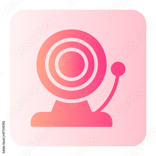 school alarm gradient icon