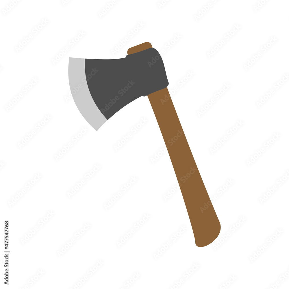 Axe icon design template vector isolated illustration Axe icon design template vector isolated illustration