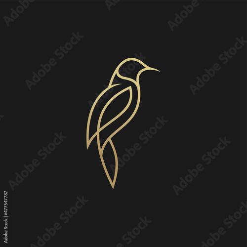 goldfinch logo vector design template