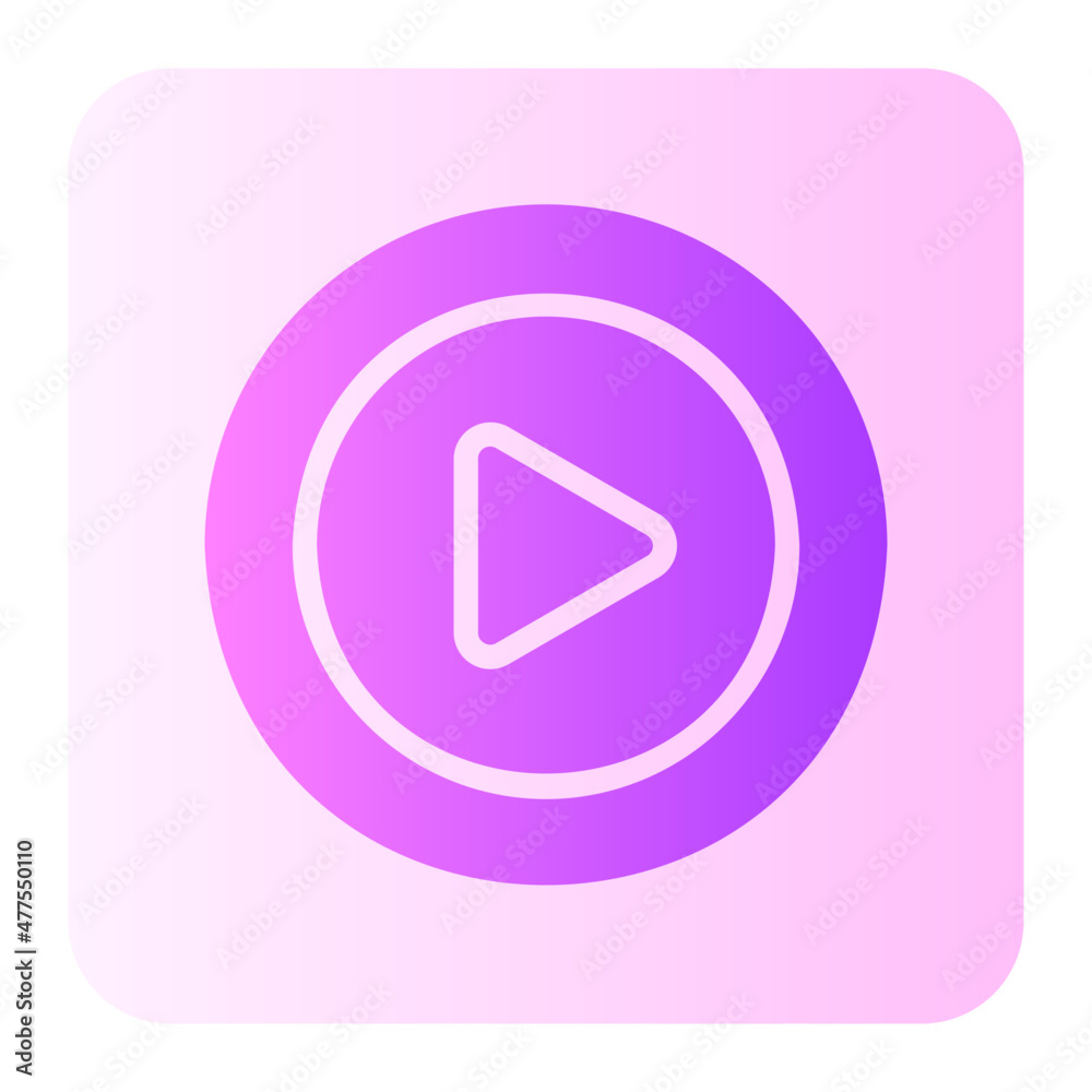 play button gradient icon play button gradient icon