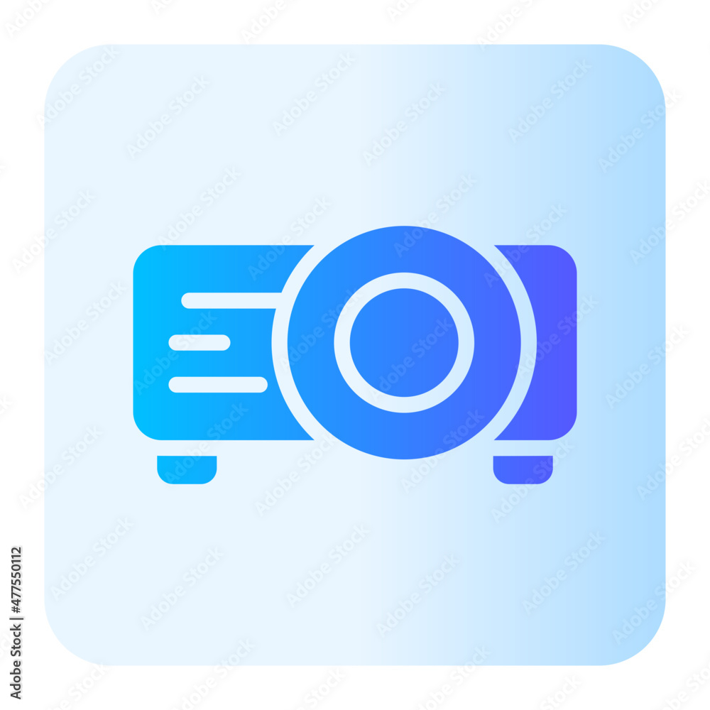 projector gradient icon projector gradient icon