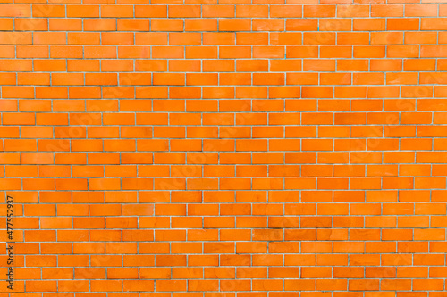 Texture brick wall pattern for background. brick wall texture background material of industry building construction. the wall is made of red brick.