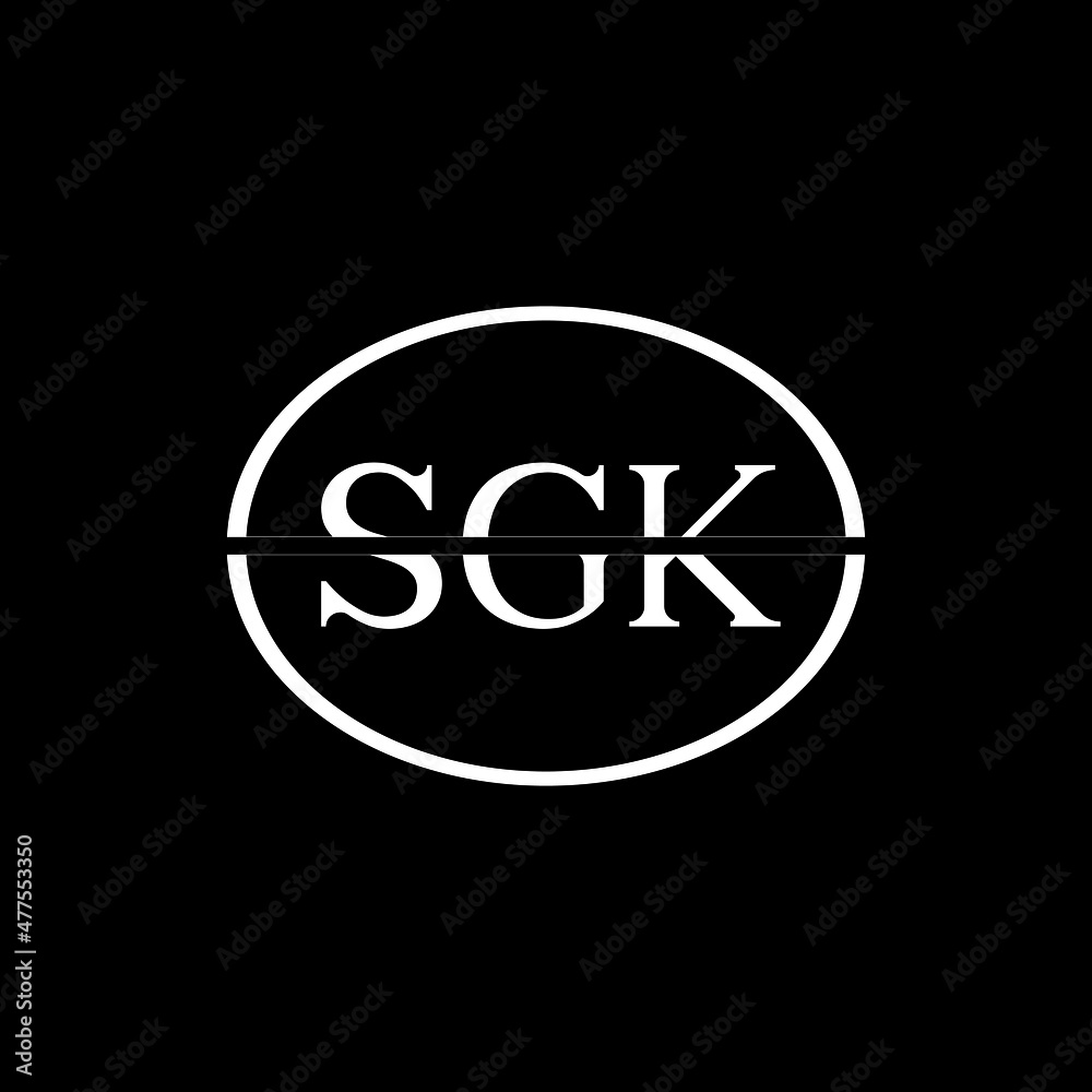 SGK letter logo design with black background in illustrator, vector logo modern alphabet font overlap style. calligraphy designs for logo, Poster, Invitation, etc. SGK letter logo design with black background in illustrator, vector logo modern alphabet font overlap style. calligraphy designs for logo, Poster, Invitation, etc.