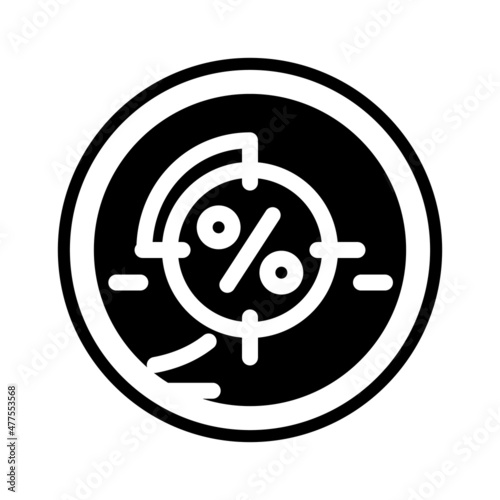 street advertising banner glyph icon vector. street advertising banner sign. isolated contour symbol black illustration