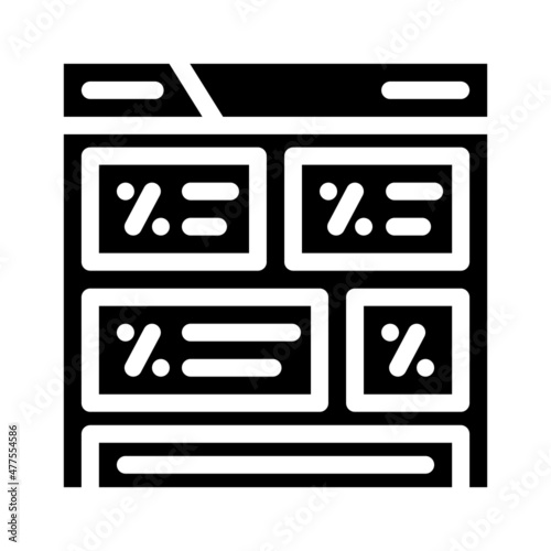 burning price glyph icon vector. burning price sign. isolated contour symbol black illustration