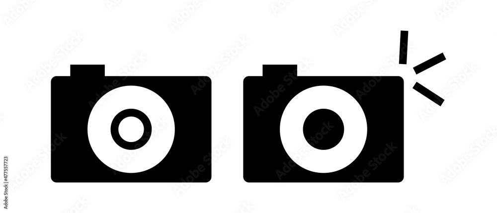 A set of camera icons. Vectors for shooting conditions. A set of camera icons. Vectors for shooting conditions.