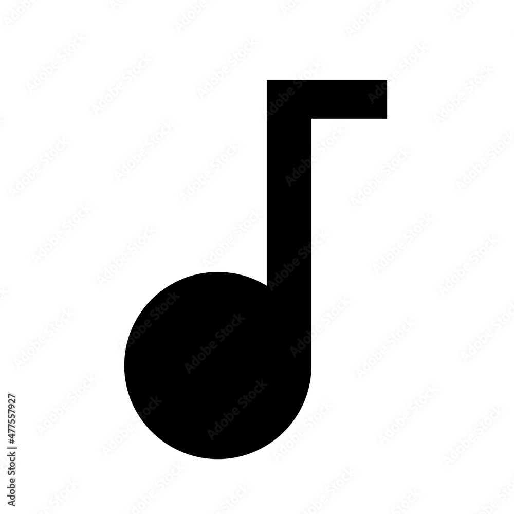 Music symbol icon. Music note vectors. Music symbol icon. Music note vectors.