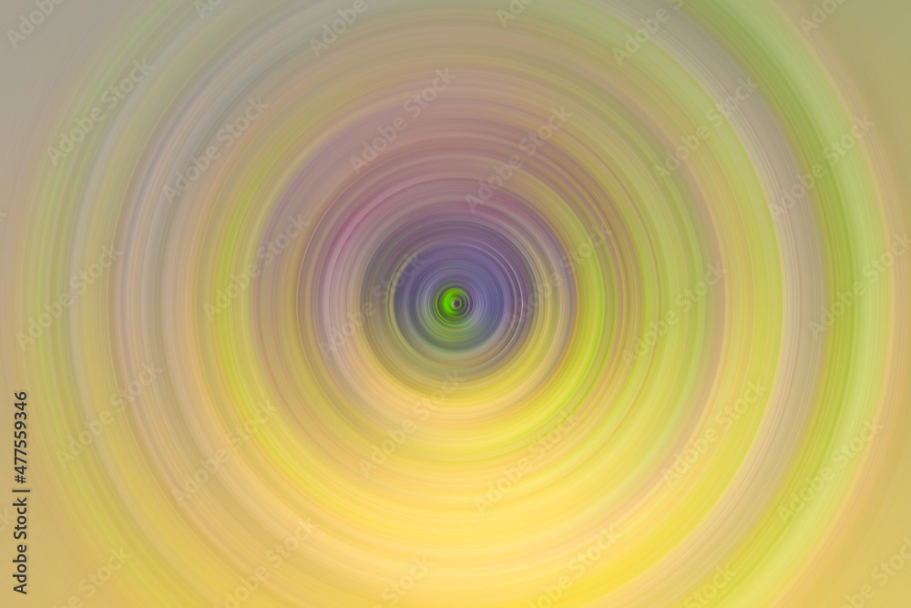 Yellow green radial blur with dark violet center