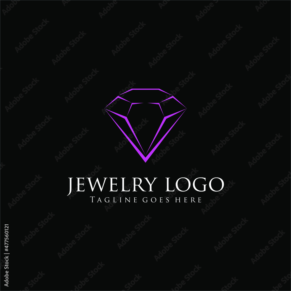 Luxury and elegant Diamond Jewelry Logo Design Vector Template
Luxury and elegant Diamond Jewelry Logo Design Vector Template