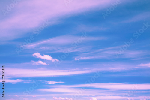 Fototapeta Naklejka Na Ścianę i Meble -  pink clouds, sky background