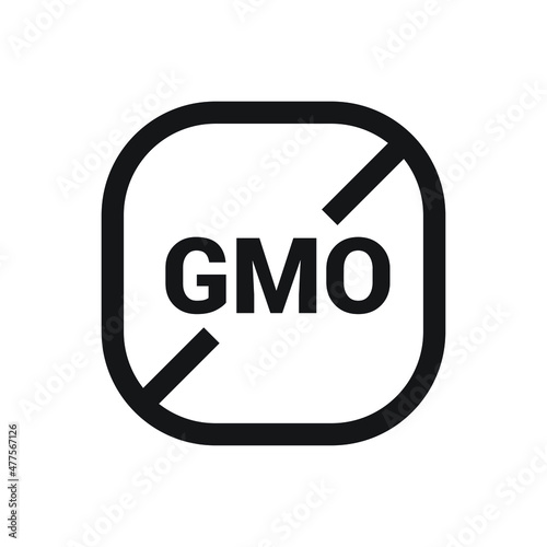Free GMO icon design vector illustration