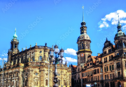 The ancient city of Dresden. Saxony, Germany, Europe. © atosan