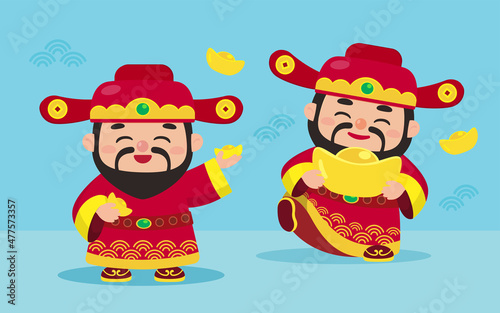 God of Wealth Character Design