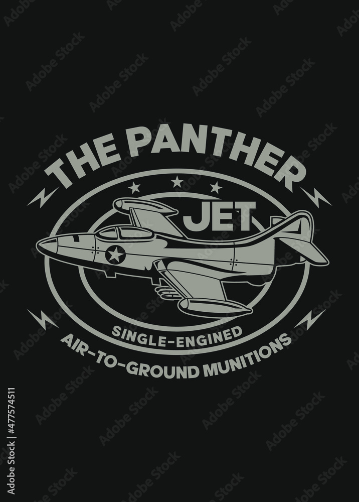 Obraz premium SINGLE ENGINE JET FIGHTER 