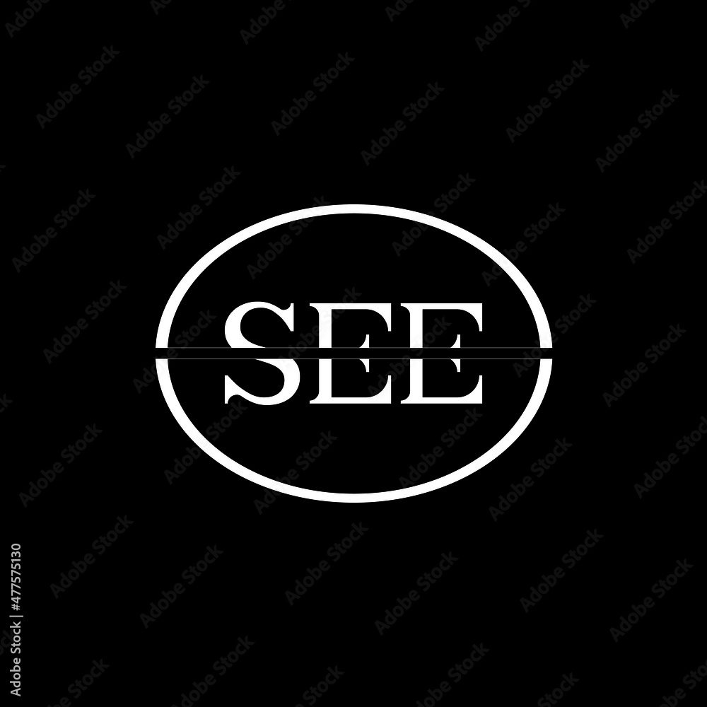 SEE letter logo design with black background in illustrator, vector logo modern alphabet font overlap style. calligraphy designs for logo, Poster, Invitation, etc. SEE letter logo design with black background in illustrator, vector logo modern alphabet font overlap style. calligraphy designs for logo, Poster, Invitation, etc.