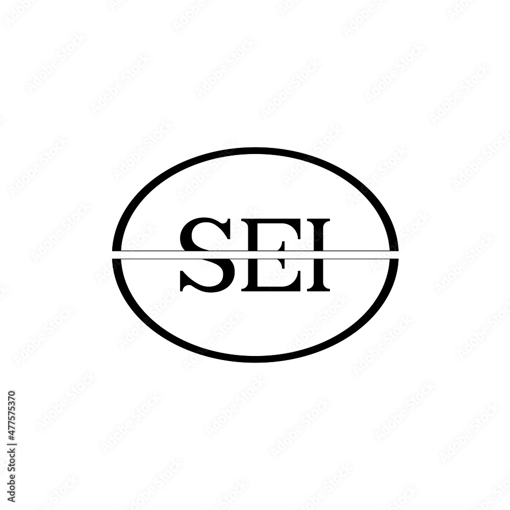 SEI letter logo design with white background in illustrator, vector logo modern alphabet font overlap style. calligraphy designs for logo, Poster, Invitation, etc. SEI letter logo design with white background in illustrator, vector logo modern alphabet font overlap style. calligraphy designs for logo, Poster, Invitation, etc.