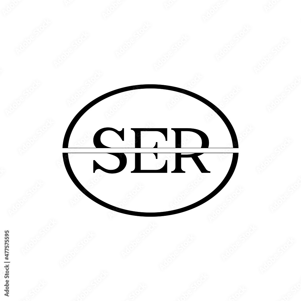 SER letter logo design with white background in illustrator, vector logo modern alphabet font overlap style. calligraphy designs for logo, Poster, Invitation, etc. SER letter logo design with white background in illustrator, vector logo modern alphabet font overlap style. calligraphy designs for logo, Poster, Invitation, etc.