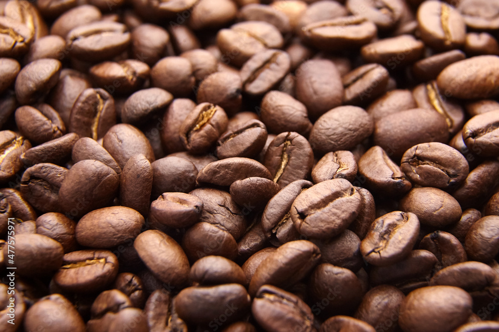 roasted coffee beans background