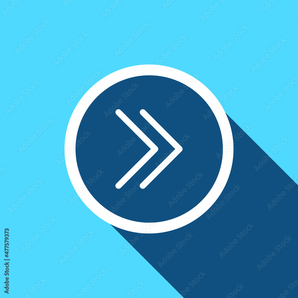Right Arrow Icon. Right arrow icon vector in trendy flat style. Right arrow icon image, Right arrow icon illustration in circle isolated on cyan background Right Arrow Icon. Right arrow icon vector in trendy flat style. Right arrow icon image, Right arrow icon illustration in circle isolated on cyan background