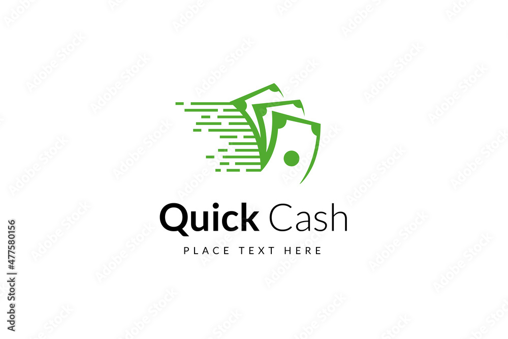 Quick cash logo design template. Digital payment logo design. Quick cash logo design template. Digital payment logo design.