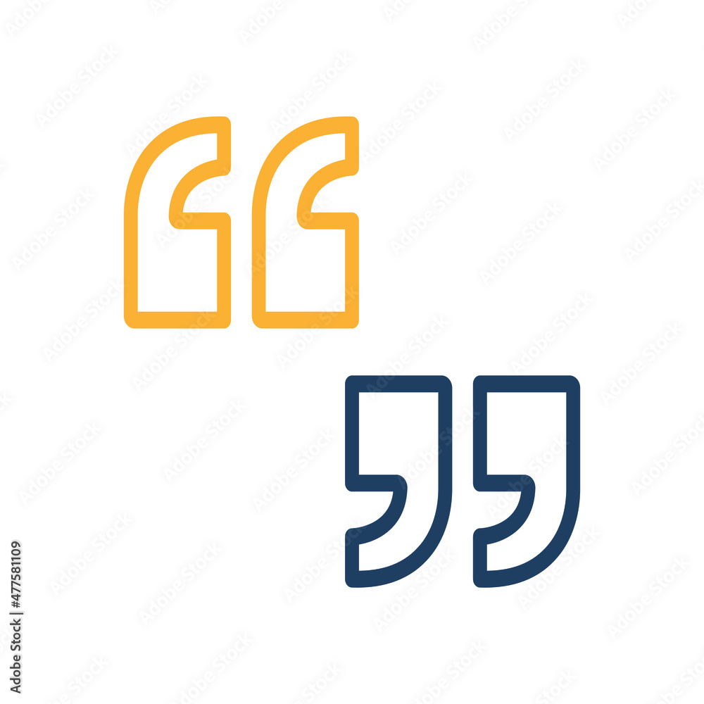 Quotation Vector icon which is suitable for commercial work and easily modify or edit it
Quotation Vector icon which is suitable for commercial work and easily modify or edit it