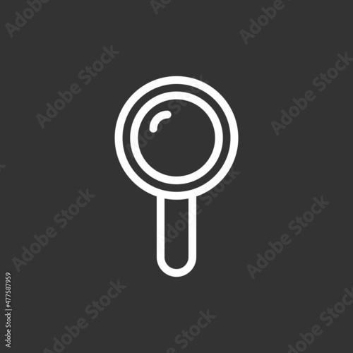 Spacing Line Inverted Vector Icon Design