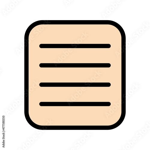 Justify ALine Filled Line Filled Vector Icon Design