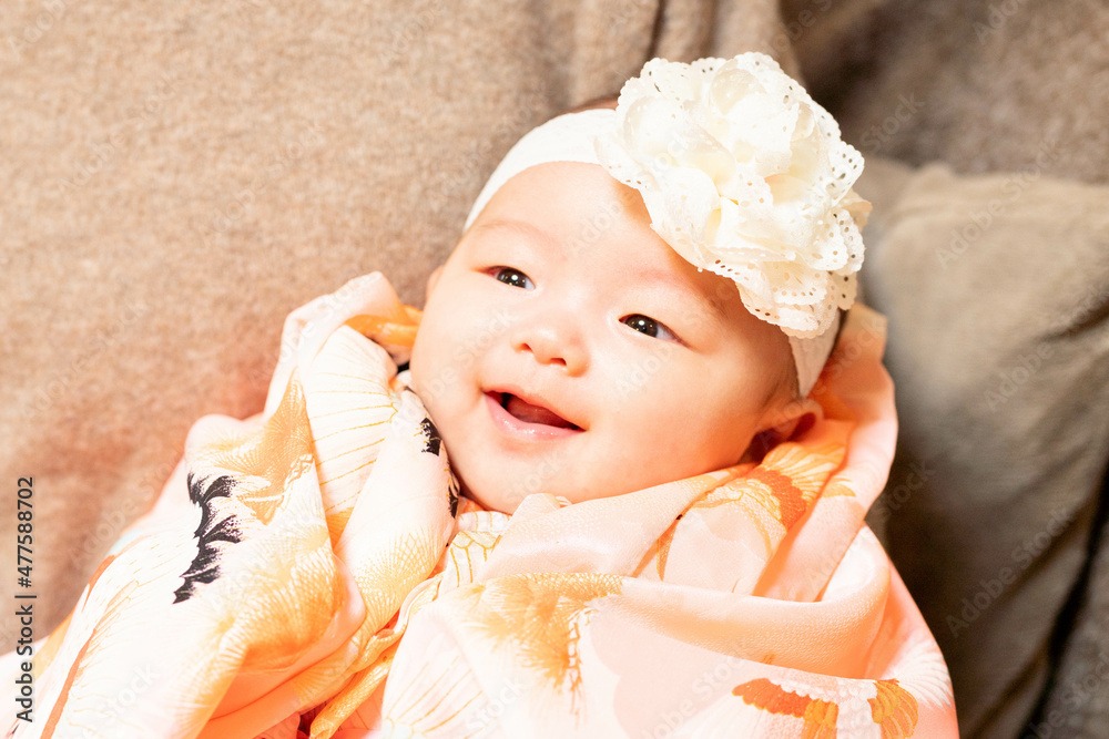日本人の赤ちゃん Stock Photo Adobe Stock