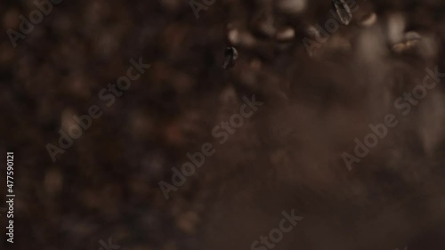 coffee in slow motion