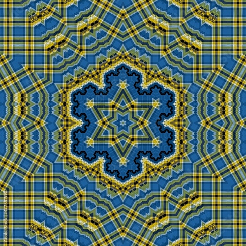 Modern tartan plaid Scottish pattern. Checkered texture for tartan, plaid, tablecloths, shirts, clothes, dresses, bedding, blankets, and other textile fabric printing © Nazia