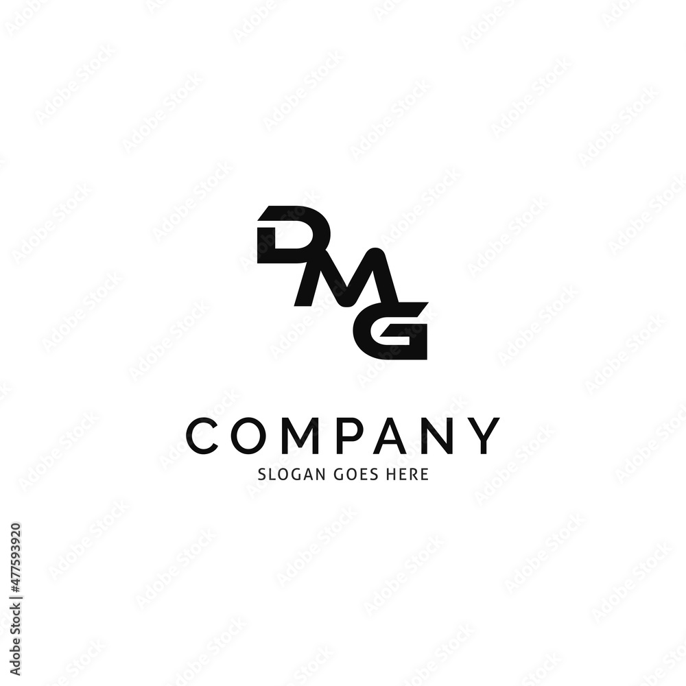 Initial Letter DMG Icon Vector Logo Template Illustration Design Initial Letter DMG Icon Vector Logo Template Illustration Design