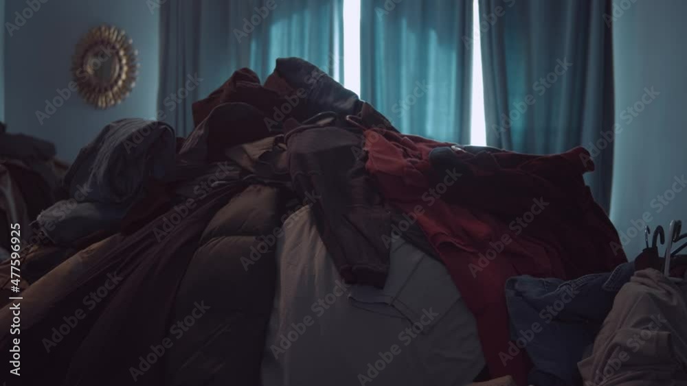 large pile of clothing