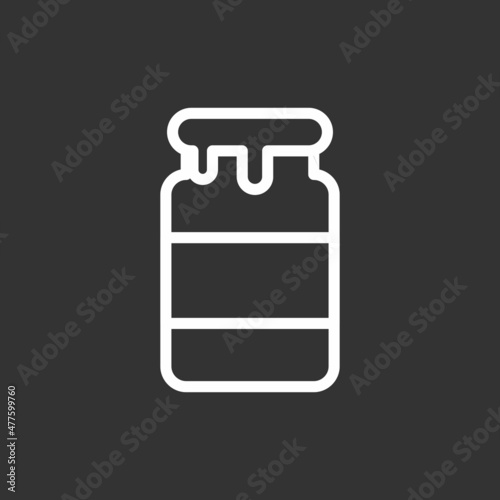 Jam Line Inverted Vector Icon Design