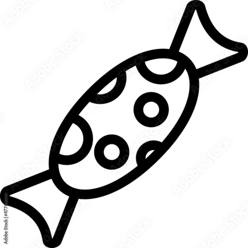 Candy Line Vector Icon Design
