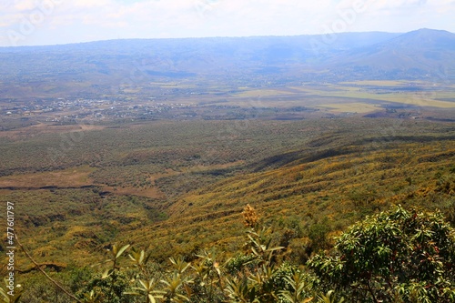 landscape with mountains photo