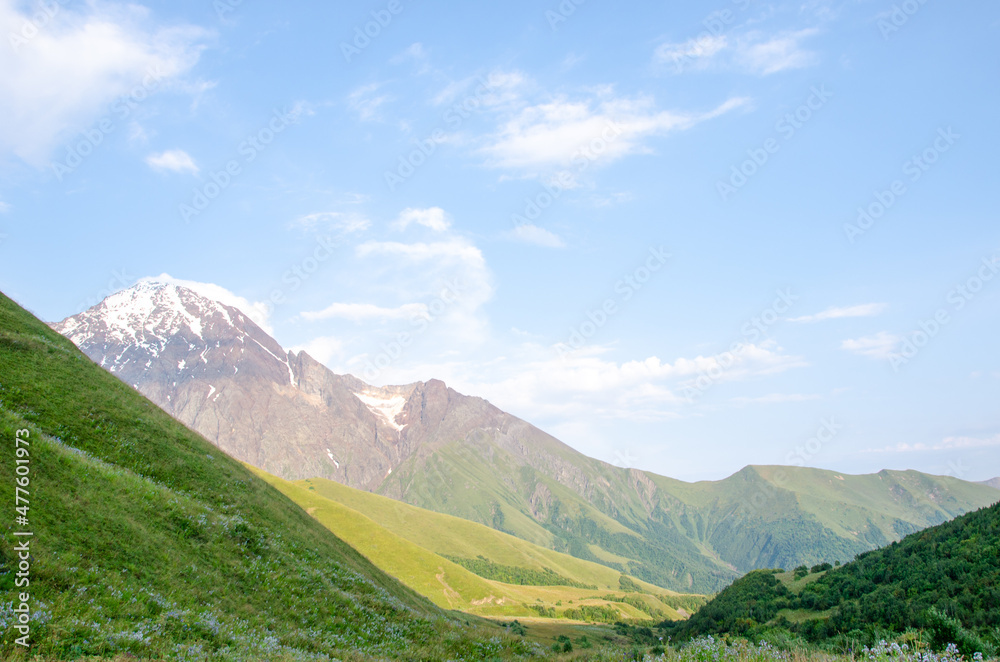 mountain landscape with sky