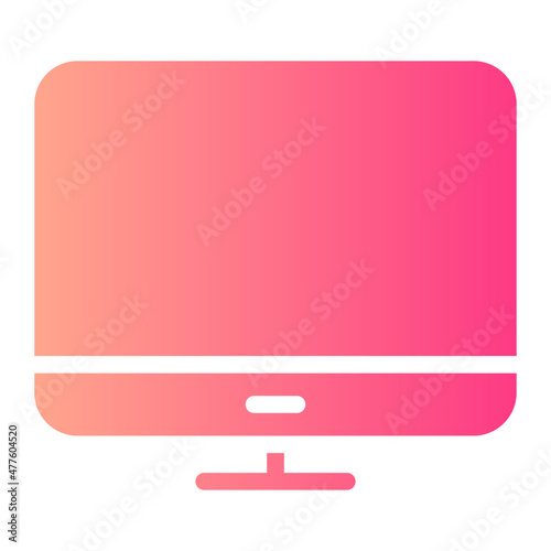 television gradient icon