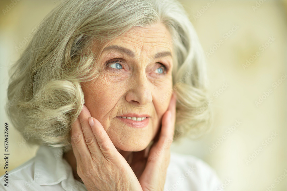 Portrait of smiling senior woman