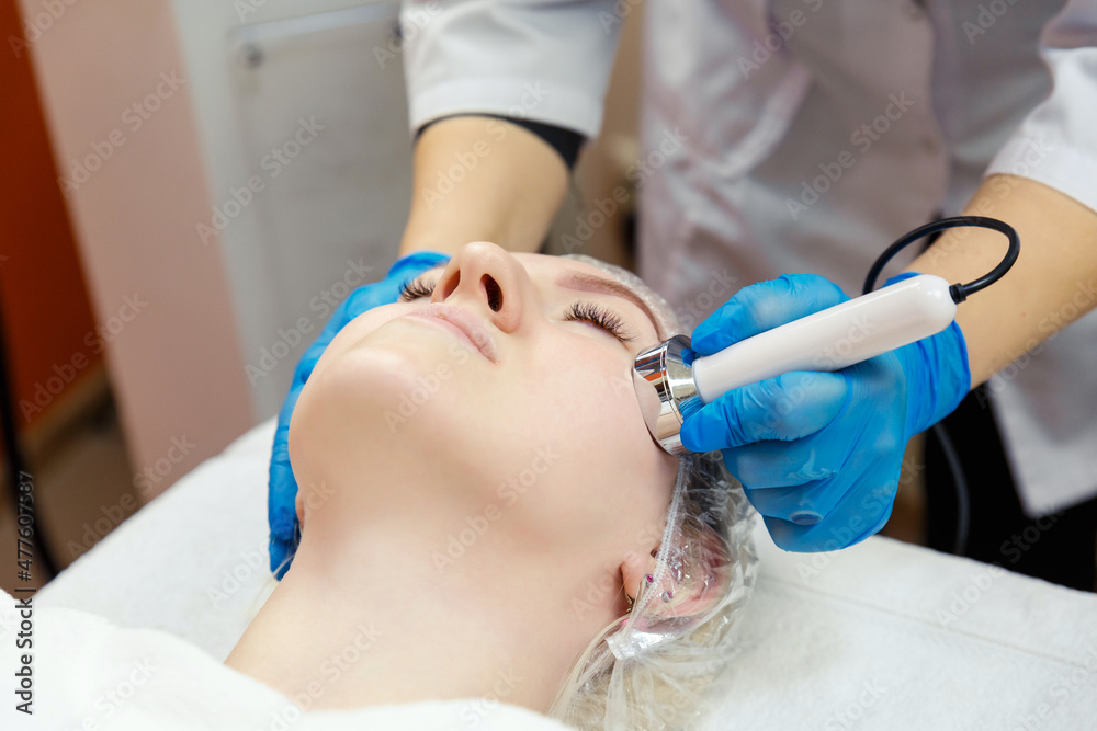 Hardware cosmetology. Facial skin care in the spa salon. Hardware cosmetology. Facial skin care in the spa salon.