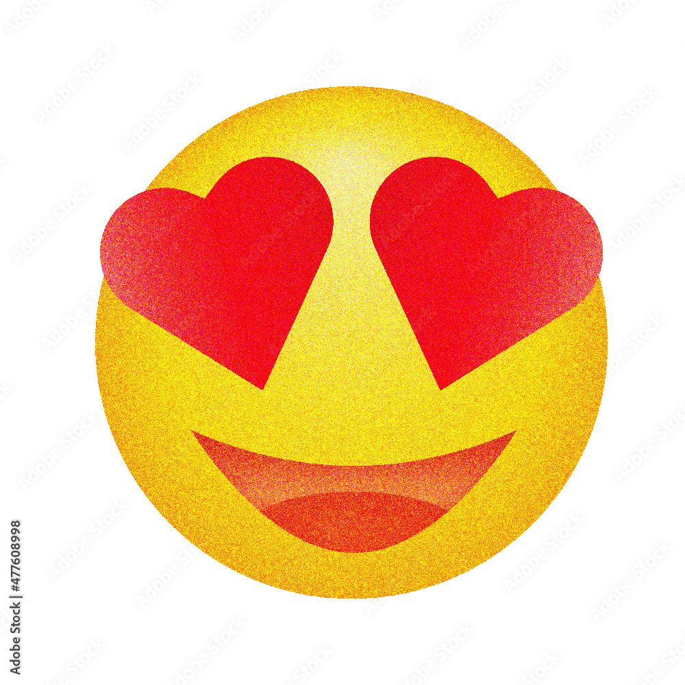 Er Schickt Smiley Mit Herzaugen